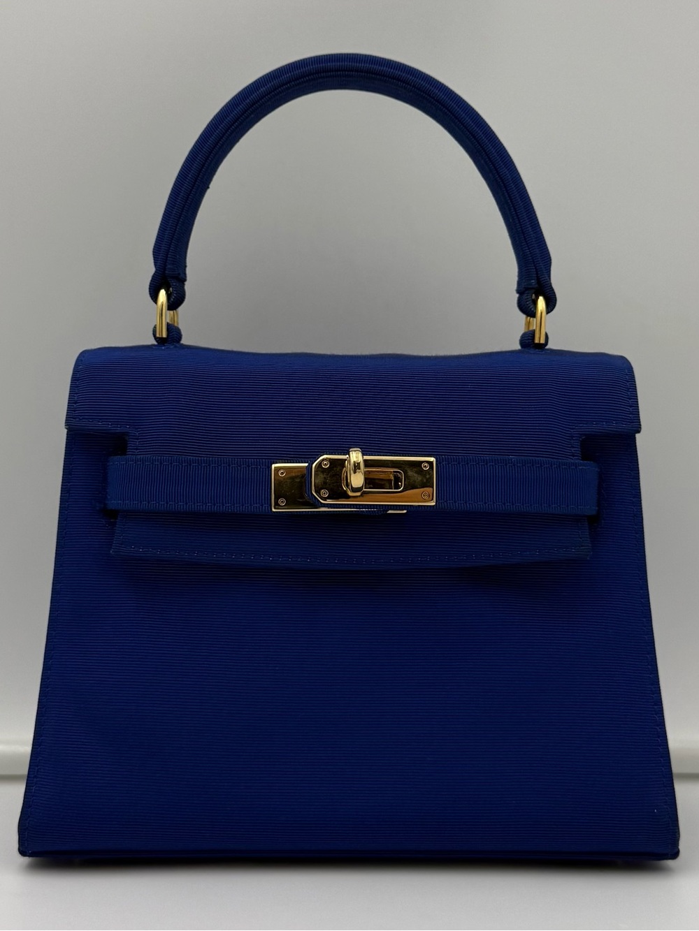 🇮🇹COLOMBO 1937 MILANO • MINI 18 Crossbody Bag in Blue Silk • Made in ITALY - Picture 4 of 16